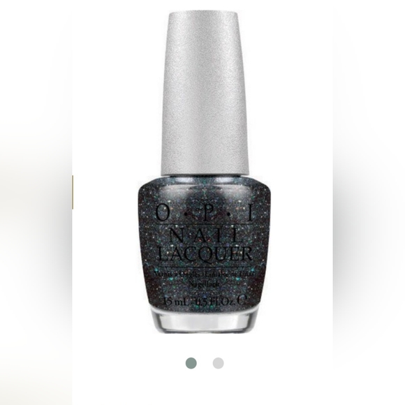 OPI DESIGNER SERIES "#047 TITANIUM" diamond dust Holographic - Picture 2 of 7